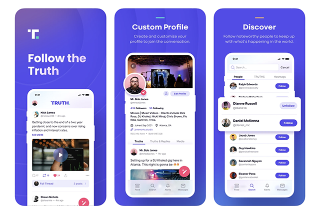 Trumpova aplikace Truth Social se vrací na Google Play