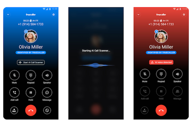 Aplikace Truecaller se naučila rozpoznávat hlasy vytvořené umělou inteligencí